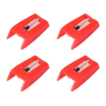 4 Pack Agujas Reemplazo Tocadiscos Victrola Crosley Sylvania